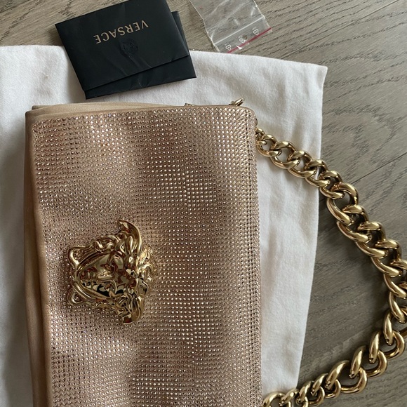 Versace Rose Gold Palazzo Sultan Swarovski bag - Picture 5 of 8
